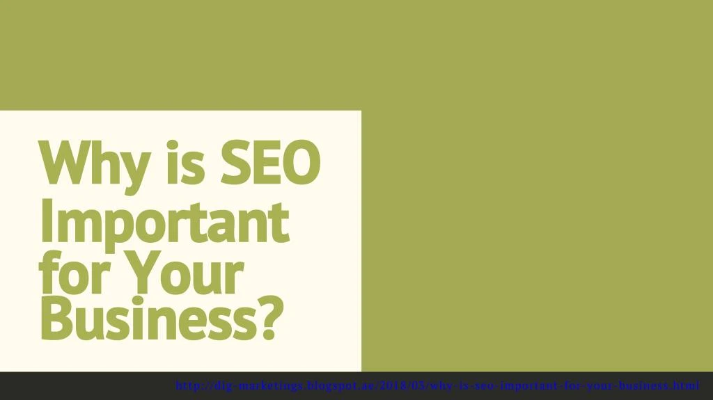 why is seo important for your