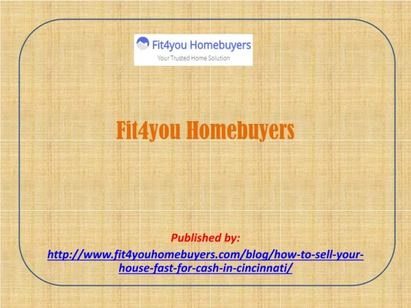 Fit4you Homebuyers