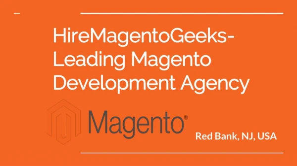 Leading Magento Development Agency USA
