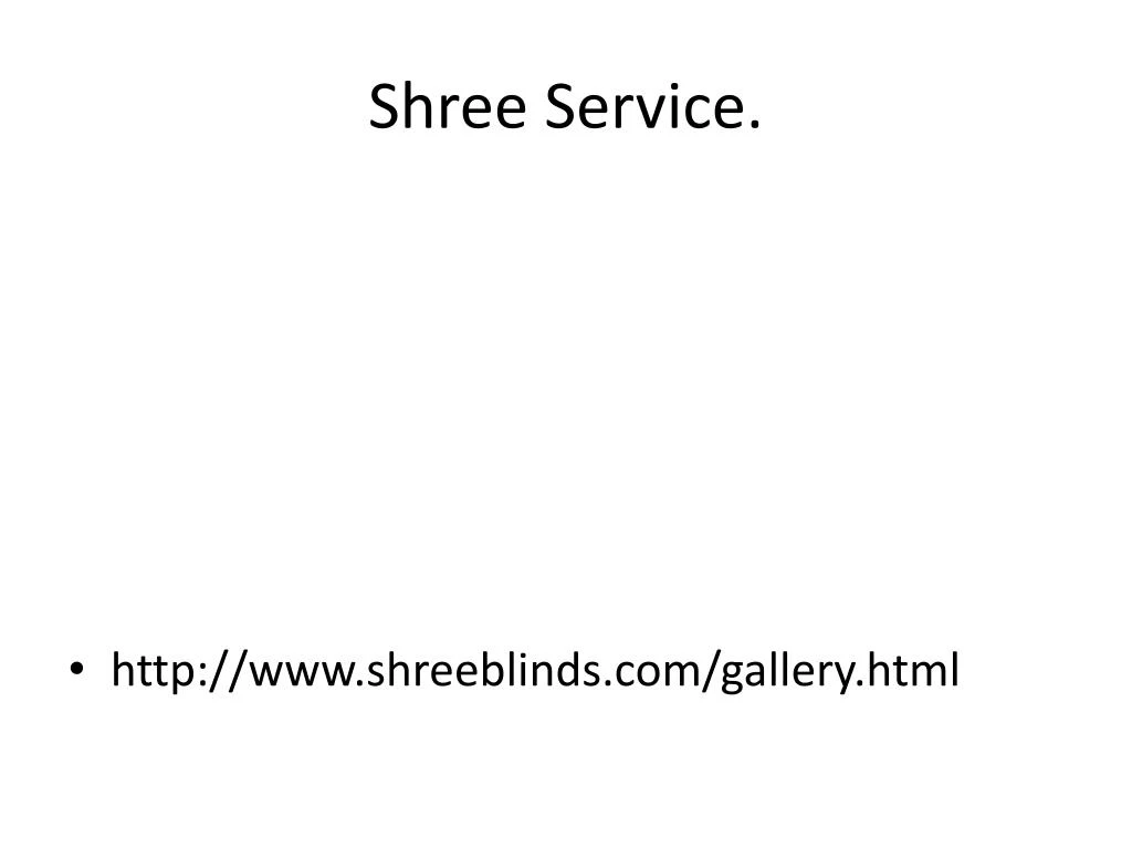 shree service