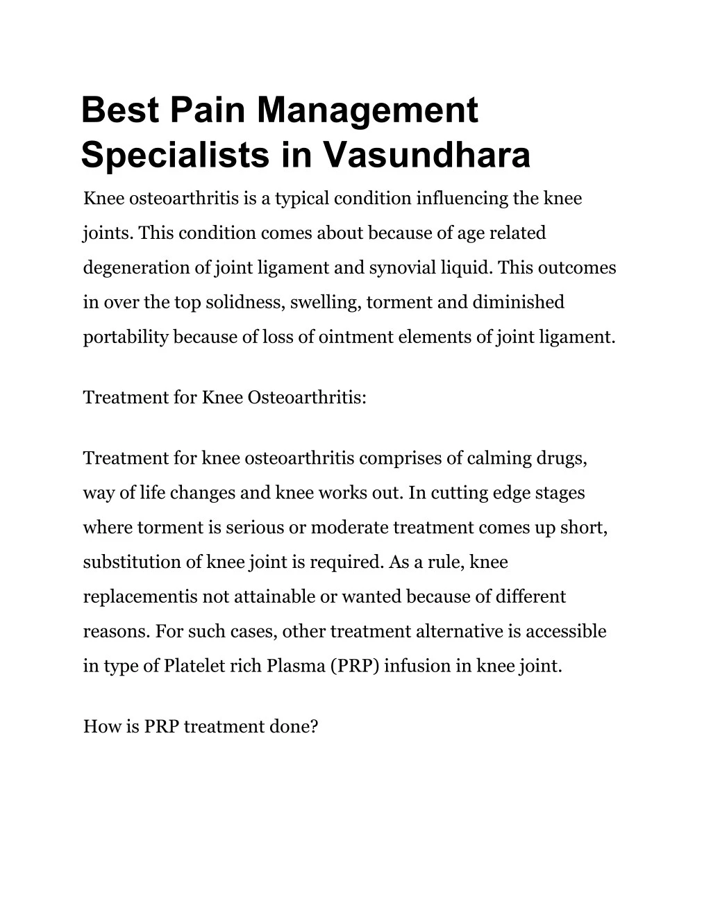 best pain management specialists in vasundhara