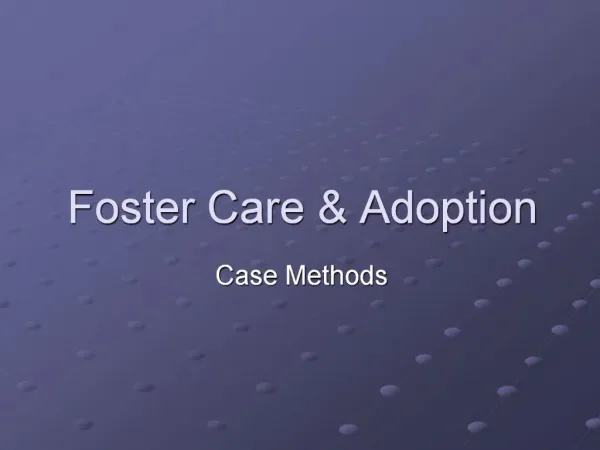 Foster Care Adoption