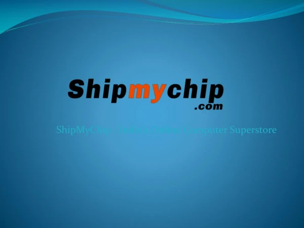 ShipMyChip: Feel the real power of Graphics Card at best price