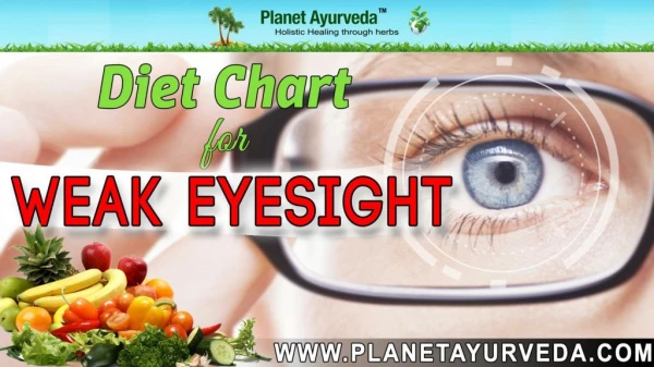 Diet Chart for Weak Eyesight | Improve Your Eyesight Naturally at Home