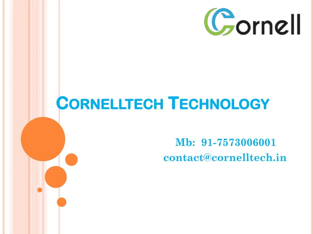 c c ornelltech ornelltech t t echnology