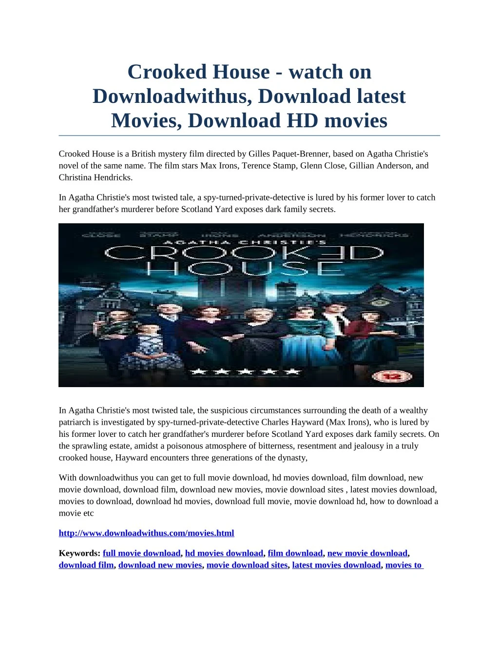 crooked house watch on downloadwithus download