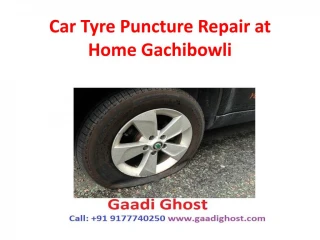 Car Tyre Puncture Repair at Home Gachibowli