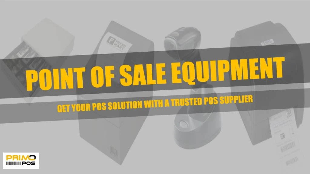 point of sale equipment