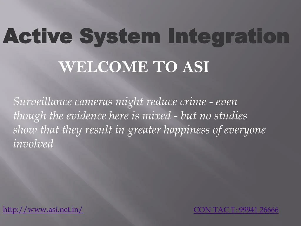 active system integration