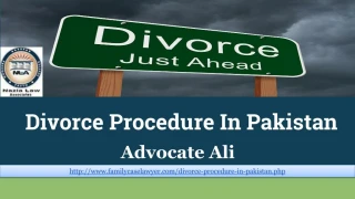 Legal Guide Of Divorce In Pakistan