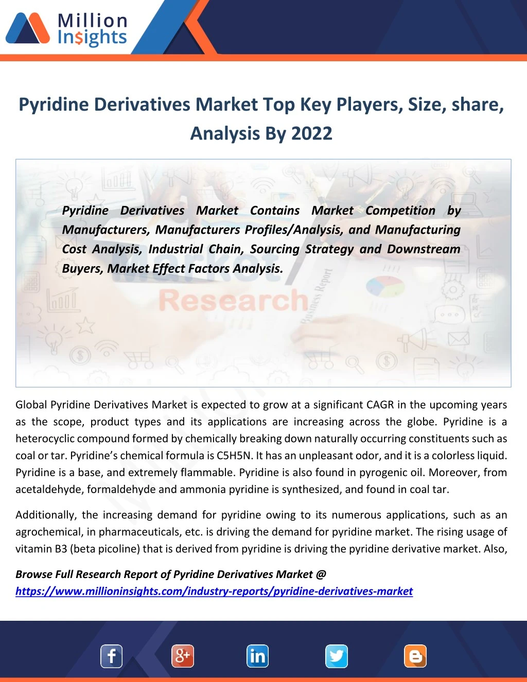 pyridine derivatives market top key players size