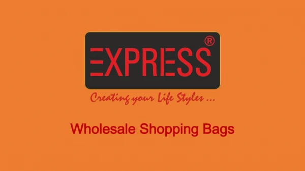 Wholesale Shopping Bags