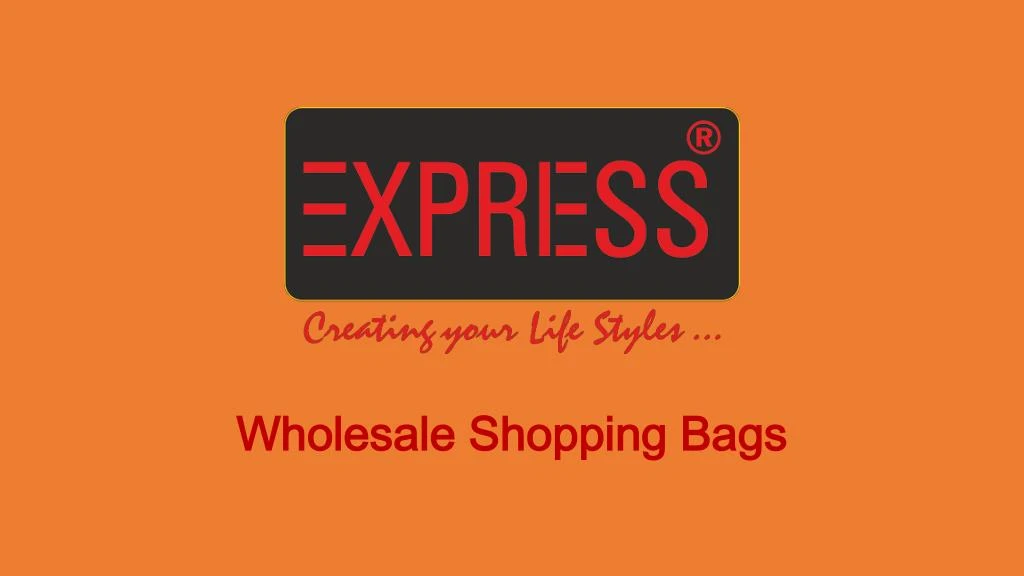 wholesale shopping bags