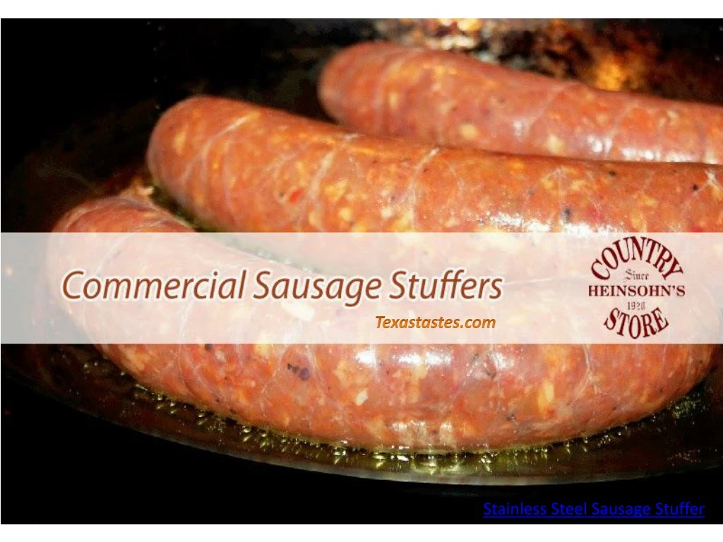 stainless steel sausage stuffer