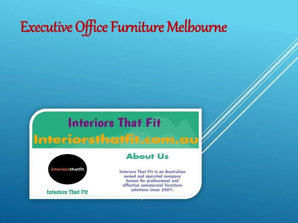 executive office furniture melbourne