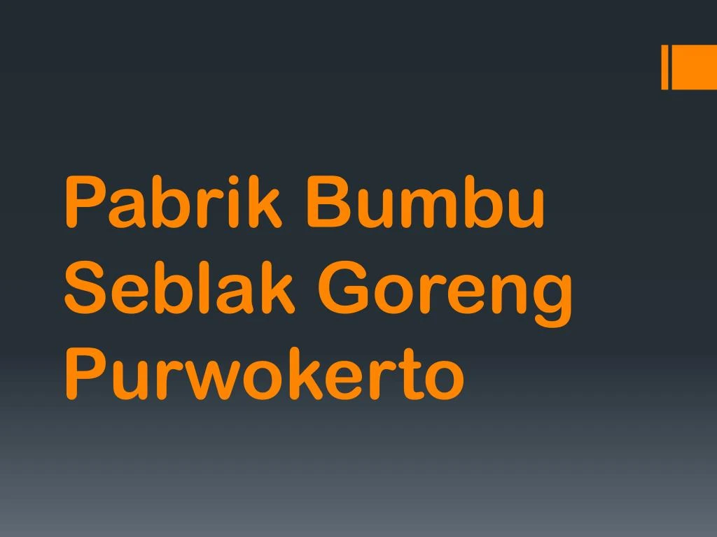 pabrik bumbu seblak goreng purwokerto