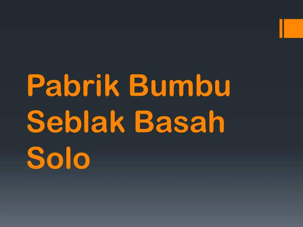 pabrik bumbu seblak basah solo