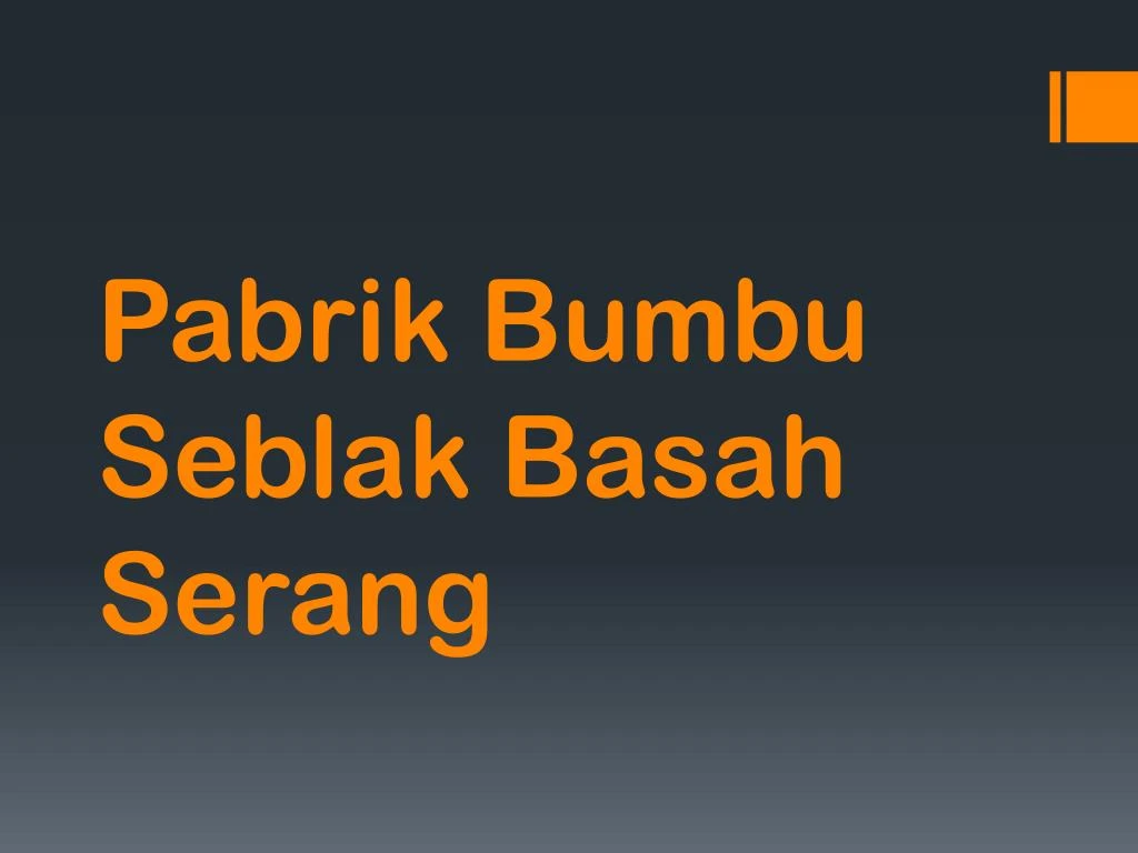 pabrik bumbu seblak basah serang