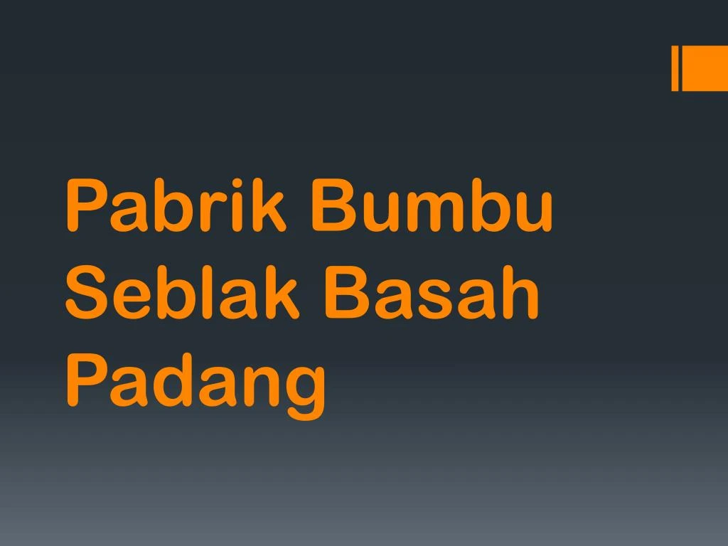 pabrik bumbu seblak basah padang