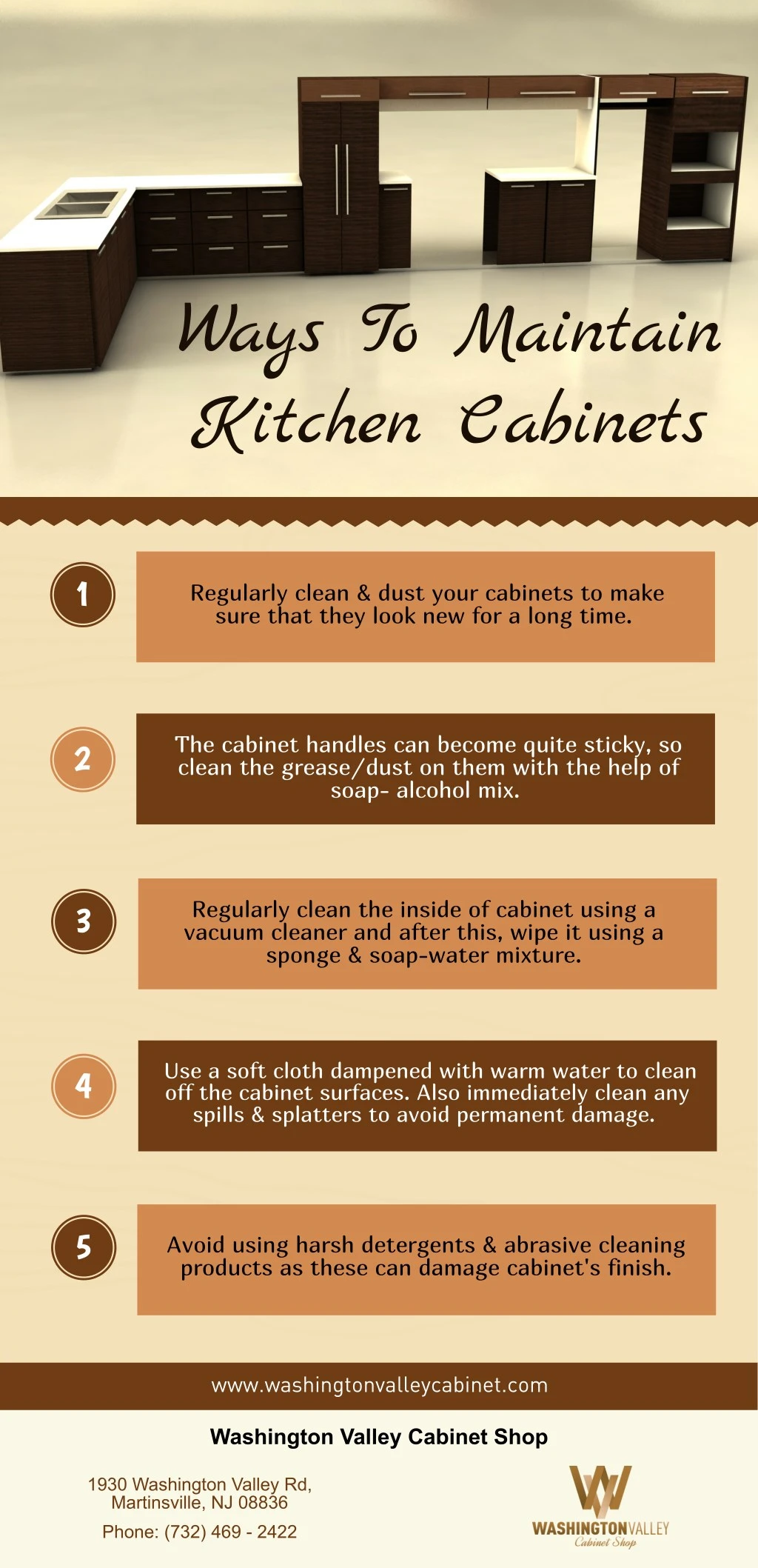 ways to maintain kitchen cabinets