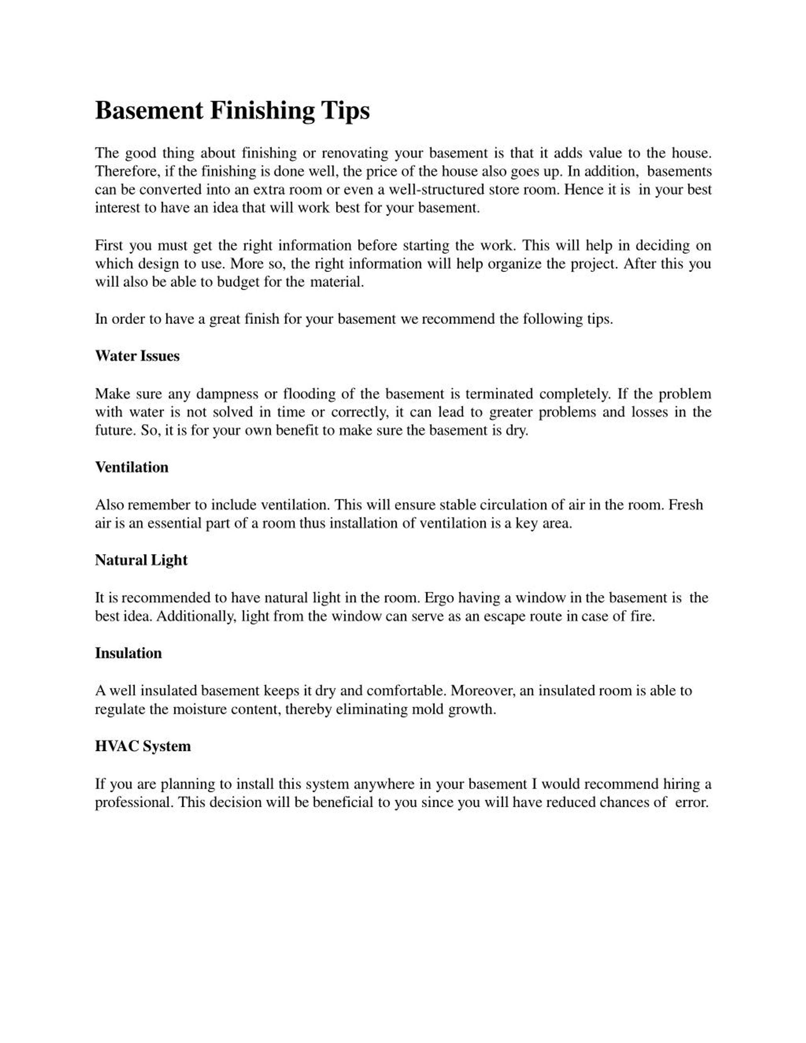 PPT - Basement Finishing Tips PowerPoint Presentation, free download ...