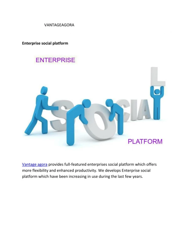 Enterprise social platform