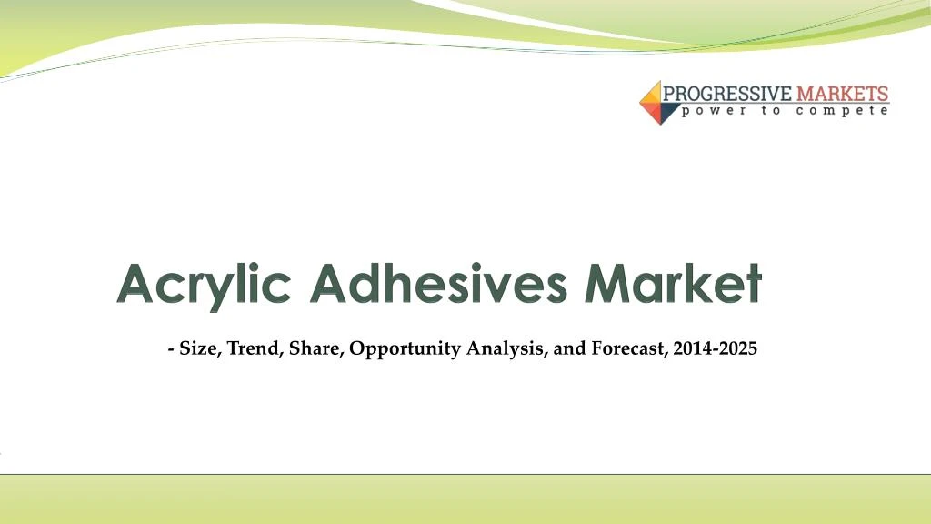 acrylic adhesives market