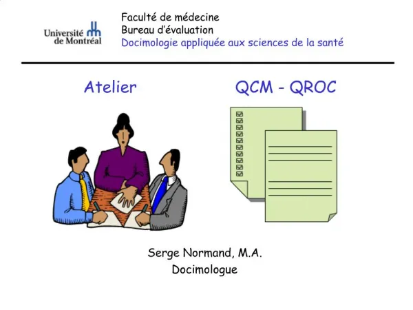QCM - QROC