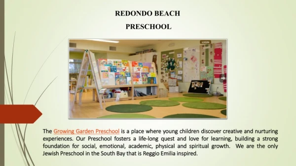 El Segundo preschool