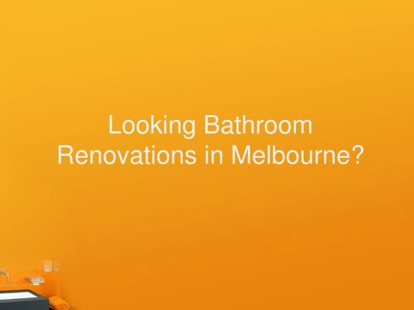 DNA Bathrooms Renovations Melbourne