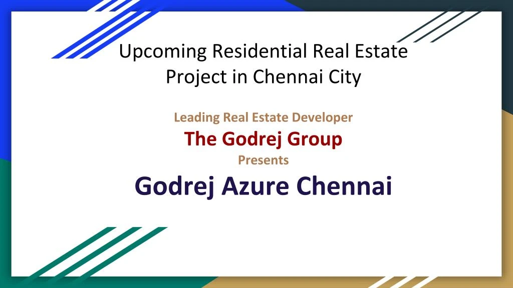 upcoming residential real estate project in chennai city