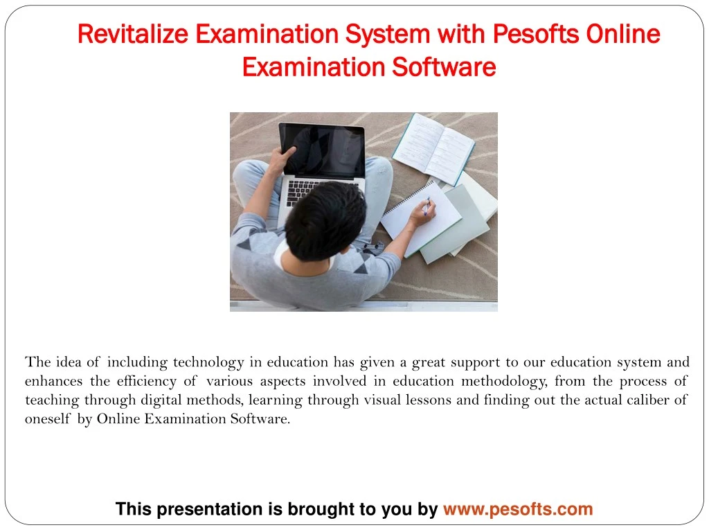 revitalize examination system with pesofts online