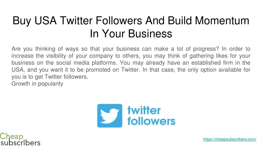 buy usa twitter followers and build momentum in your business