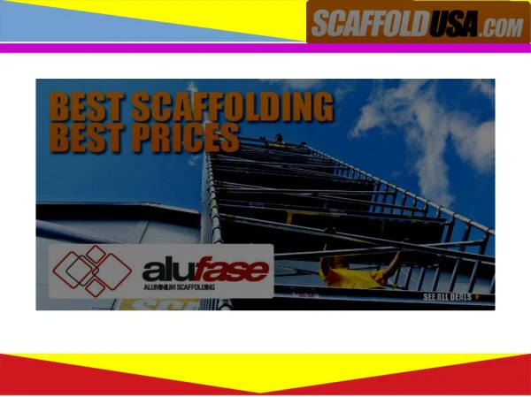 Scaffold USA Premium Aluminum Scaffolding Towers and System Scaffolding