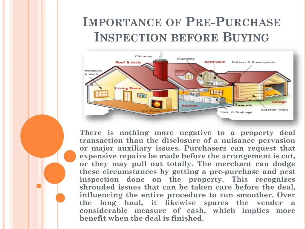 importance of pre purchase inspection before buying