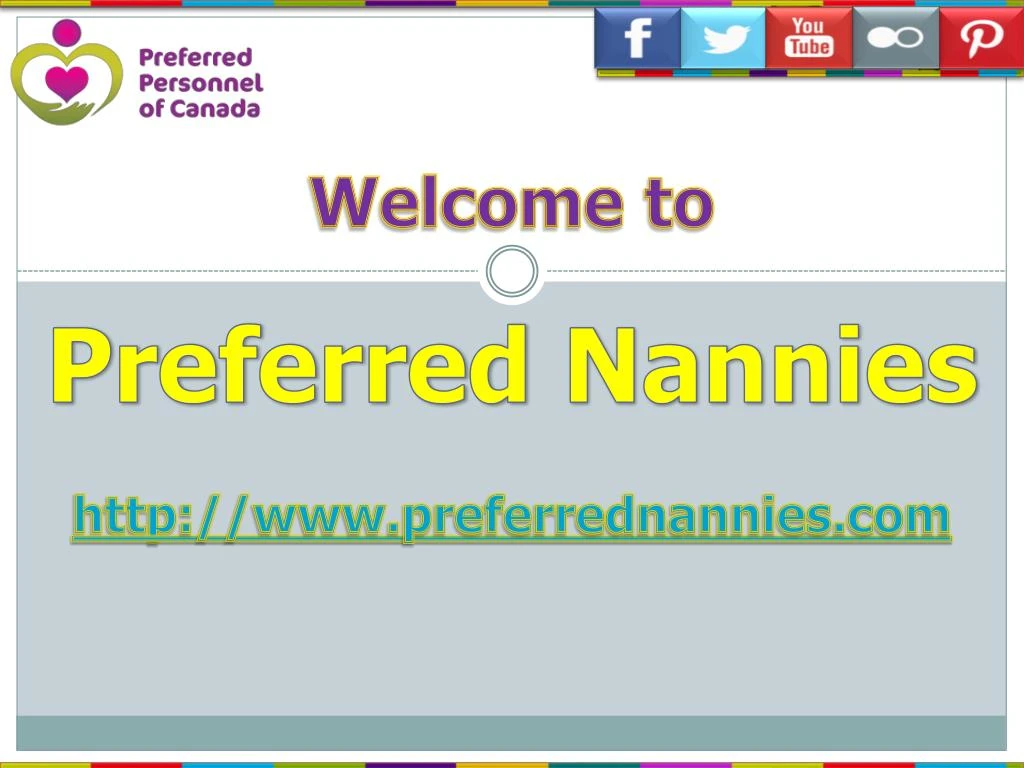 welcome to preferred nannies http