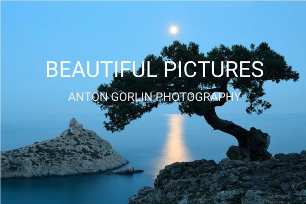 Beautiful Pictures by Anton Gorlin