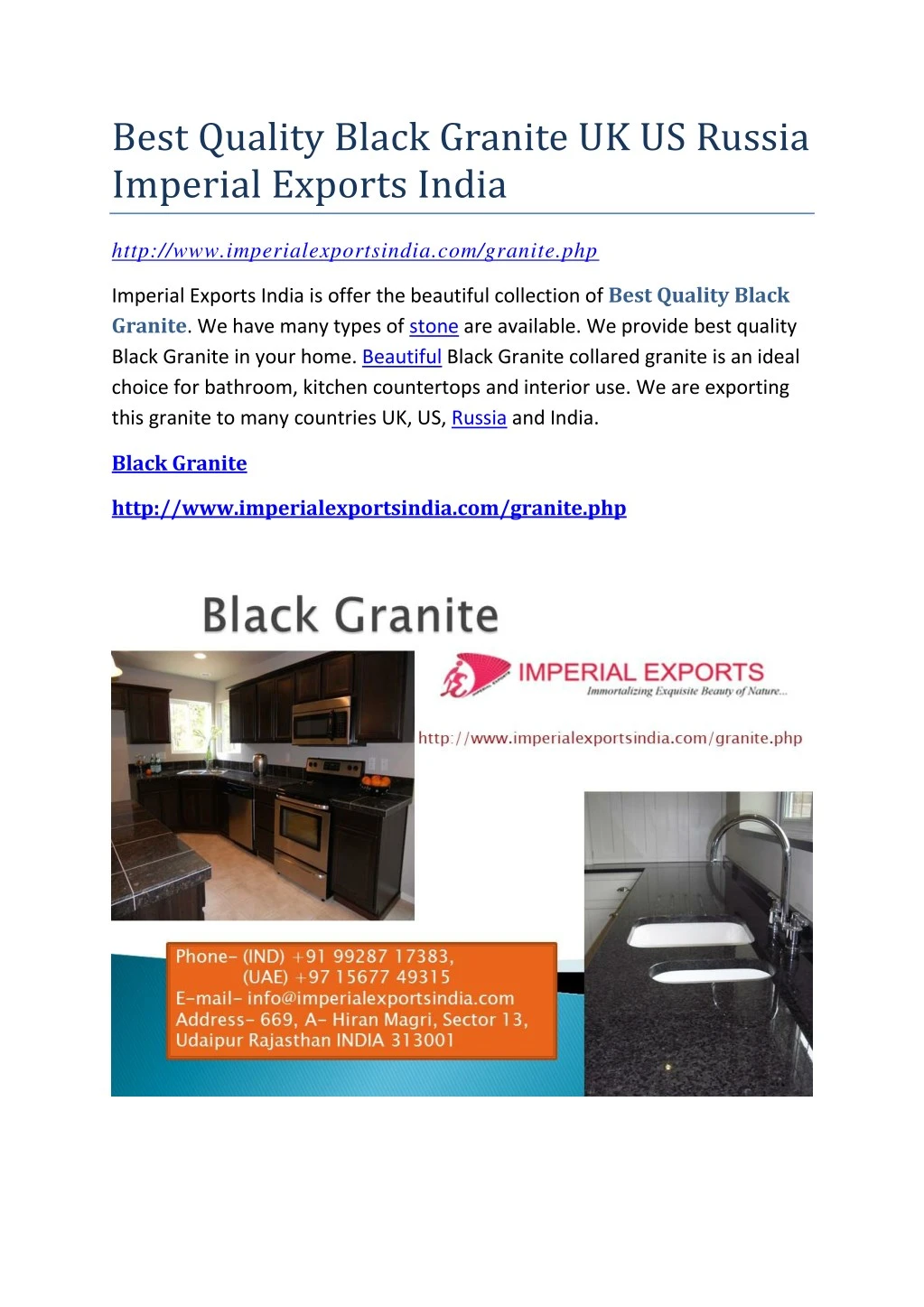 best quality black granite uk us russia imperial