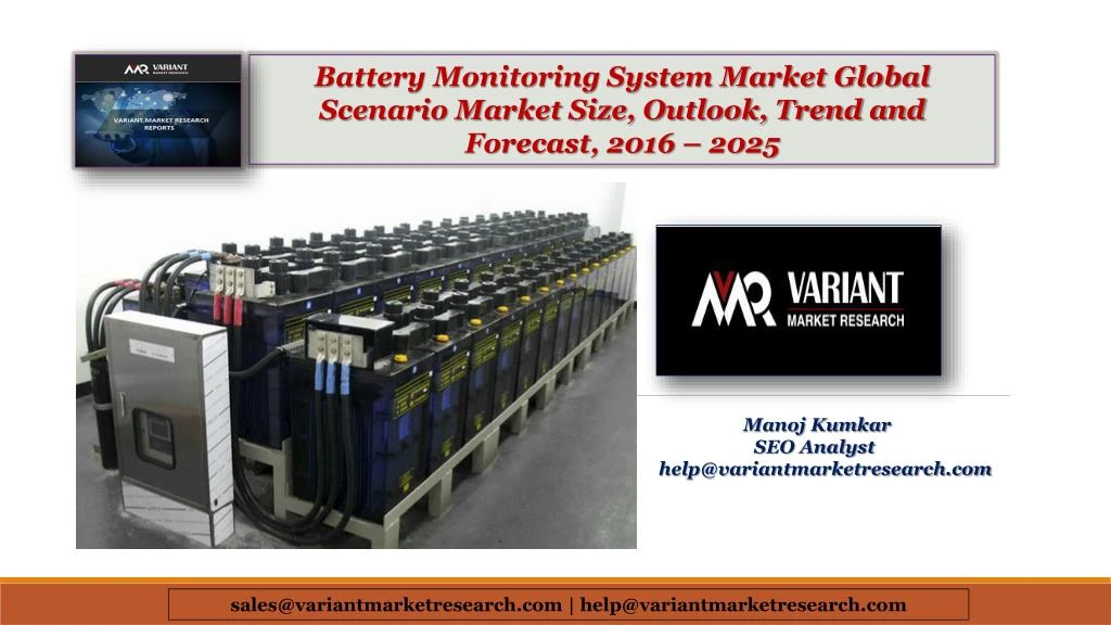 battery monitoring system market global scenario