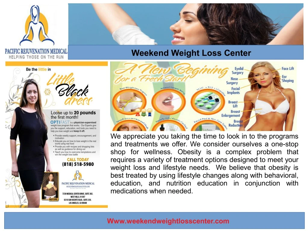 weekend weight loss center