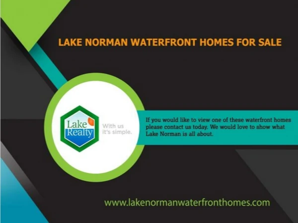 Mooresville NC Homes for Sale | lakenormanwaterfronthomes