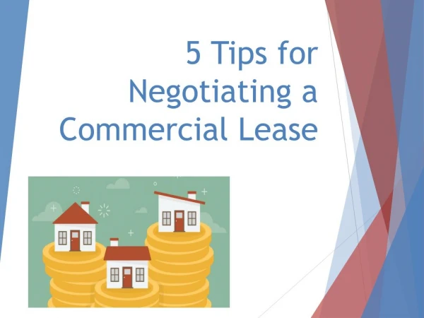 5 Important checklist for negotiating a commercial lease.