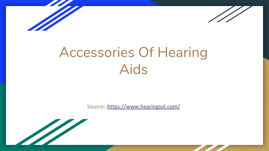 accessories of hearing aids