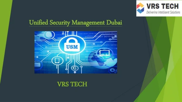 Unified Security Management in UAE- Data Storage Backup Solutions.