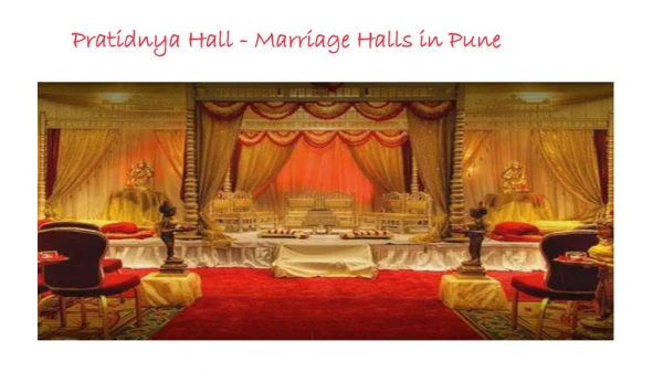 Marriage Halls in Pune | Wedding Halls in pune | Wedding Venues | Pratidnya Hall