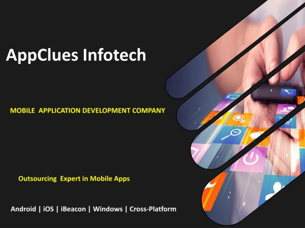 Mobile Apps, UI/UX, M-Commerce Applications| AppClues Infotech