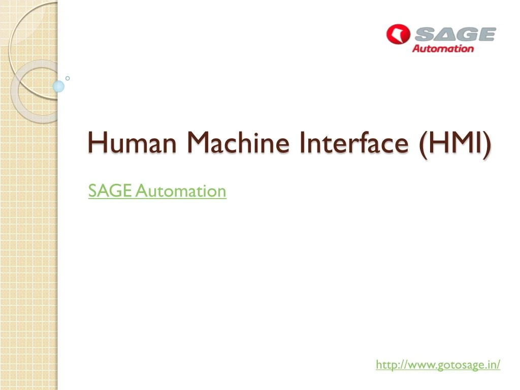 human machine interface hmi