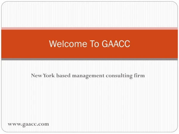 Management Consulting Firm in New York | GAACC
