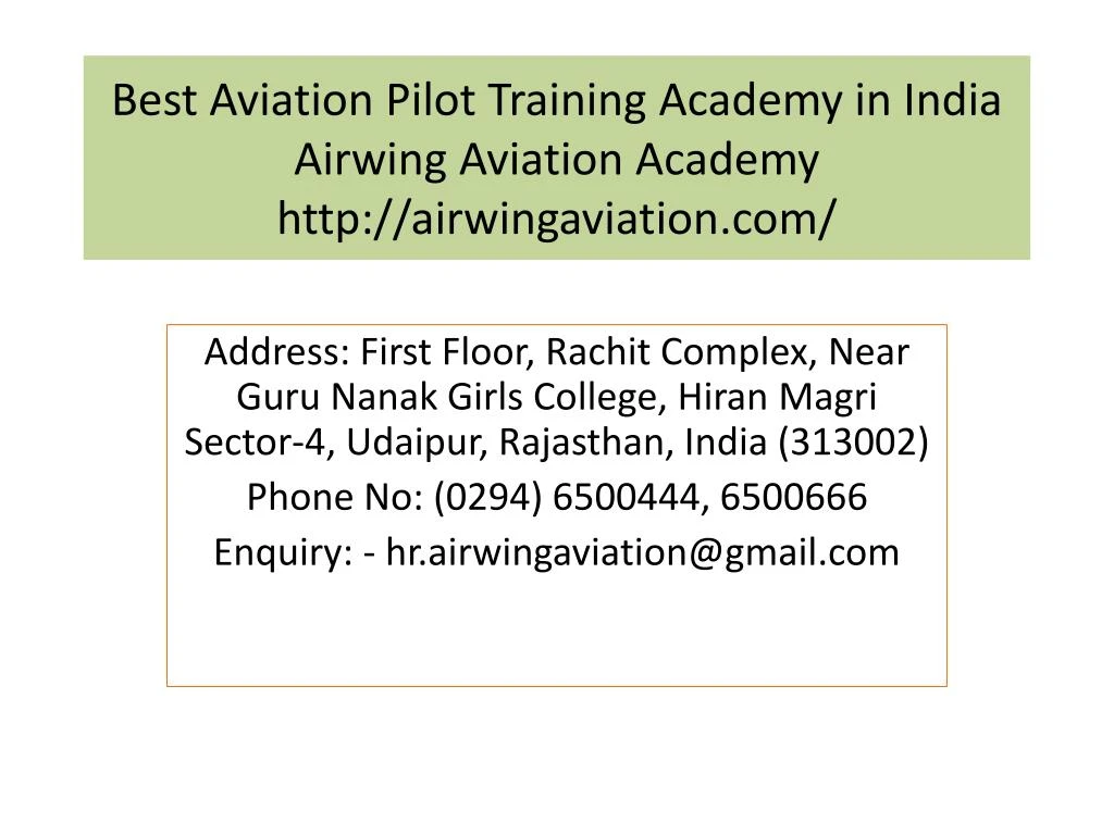 best aviation pilot training academy in india airwing aviation academy http airwingaviation com