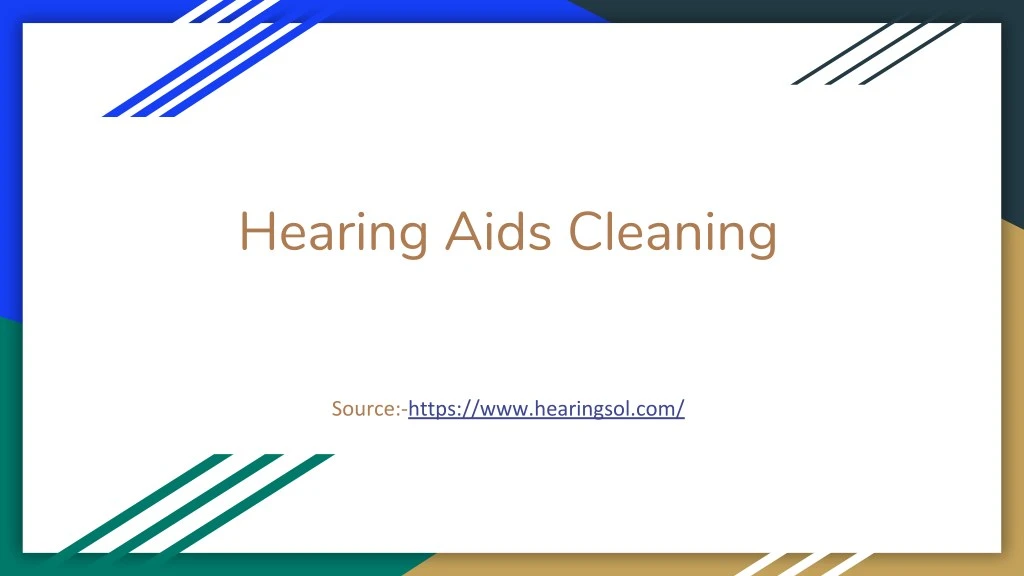 hearing aids cleaning